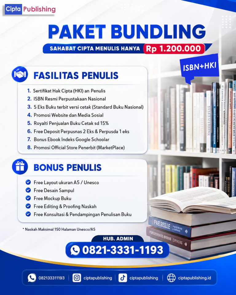 PAKET BUNDLING Terbit ISBN + HKI